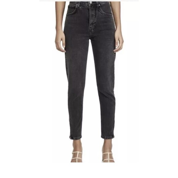 Reformation Jeans Yuma Wash Zipper Ankle Straight Skinny Jeans Size 26 - Picture 1 of 10